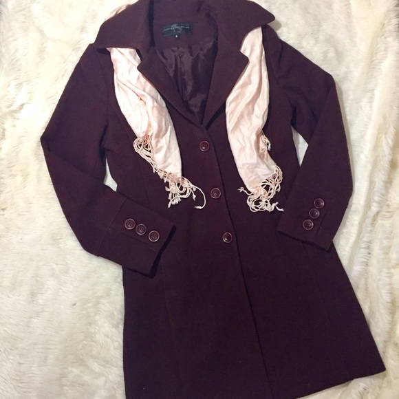 princess cut wool coat